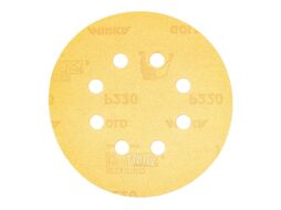 Шлиф. материал на буажной основе 125 мм GRIP R Р220 8 отв. GOLD MIRKA 2361585022