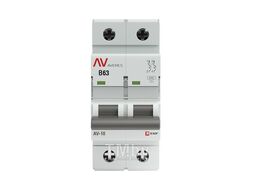 Выключатель автоматический AV-10 2P 63A (B) 10kA EKF AVERES