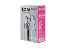 Краскопульт BRADO SG26 1,4мм: 5,0бар: 1,0л метал нижний бак (аналог SG11)