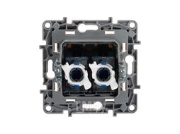 Розетка 2хRJ-45 UTP CAT6 сл.кость Etika Legrand 672354