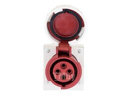 Розетка стационарная наружная 1242 3Р+РЕ 32А 380В IP67 EKF PROxima