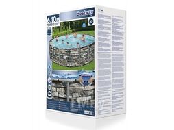 Каркасный бассейн Bestway Power Steel 56883 (610x132, с фильтр-насосом и лестницей)