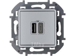 Розетка 2хUSB A-C АЛЮ INSPIRIA Legrand 673762