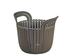 Корзина пластмассовая "Knit" круглая XS 3 л/23*19*19 см (арт. 226398, код 971033)