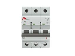 Выключатель автоматический AV-10 3P 1A (D) 10kA EKF AVERES