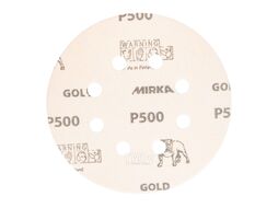 Шлиф. материал на буажной основе 125 мм GRIP R Р500 8 отв. GOLD MIRKA 2361585051