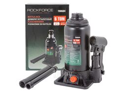 Домкрат бутылочный 6т с клапаном (h min 181мм,h max 351мм) Rock FORCE RF-T90604(DS)