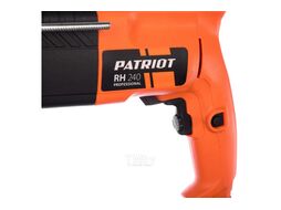 Перфоратор PATRIOT RH 240, SDS+, мощность 710 Вт, 2,9 Дж, 3 режима работы, макс.диаметр 24мм, в пластиковом кейсе, набор буров, глубиномер PATRIOT 140301300