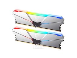 Оперативная память Netac Shadow RGB DDR5-4800 32GB (16GB x 2) C40 Silver NTSRD5P48DP-32S