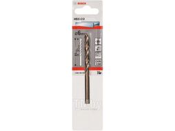 Сверло по металлу ц х 6.0х57х93 мм HSS-Co BOSCH