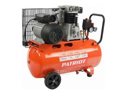 Компрессор Patriot поршневой ременной PTR 50-360I, 360 л/мин, 10 бар, 2200 Вт, 50 л, быстросъемный 1/4" + "елочка" PATRIOT 525301960