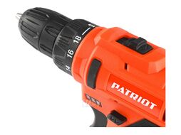 Дрель-шуруповерт аккумуляторная PATRIOT BR 117Li, две батареи Li-Ion 12В 2.0 Ач PATRIOT 180301117