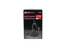 Домкрат бутылочный 4т с клапаном (h min 178мм,h max 338мм) FORCEKRAFT FK-T90404(DS)