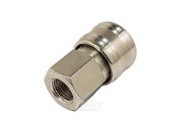 Быстроразъем пневматический с клапаном, внутренняя резьба 1/4" FORCEKRAFT FK-SE1-2SF