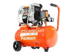 Компрессор Patriot поршневой безмасляный WO 24-220, 1250 Вт (медная обмотка Cu), 200 л/мин, 8 бар, 24 л, быстросъемный 1/4" PATRIOT 525301920