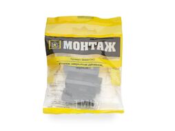 Уголок закрытый двойной, черный (пакет/2шт) МОНТАЖ BM001542