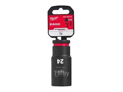 Головка ударная Shockwave 1/2" 24 мм (глубокая), MILWAUKEE 4932480342