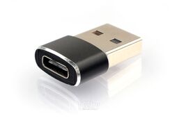 Переходник USB Cablexpert A-USB2-AMCF-02, USB-A(M)/Type-C(F), 2.0, пакет