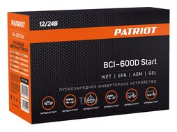 Пускозарядное инверторное устройство PATRIOT BCI-600D-Start PATRIOT 650301986