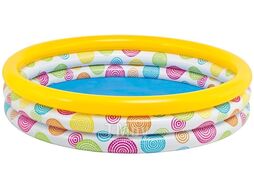 Надувной детский бассейн Cool Dots, 168х38 см, INTEX (от 2 лет)