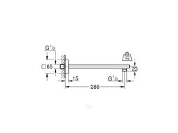 Душевой кронштейн GROHE Rainshower 27709000