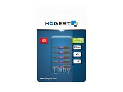 Биты ударные HEX 3, 25 мм, сталь S2, 5 шт. HOEGERT HT1S145