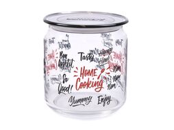 Банка для сыпучих продуктов стеклянная "Home Cooking" 750 мл с пластмассовой крышкой Luminarc