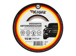 Изолента автомобильная флис, 0.3х19 мм, 15 м Kranz KR-09-2906