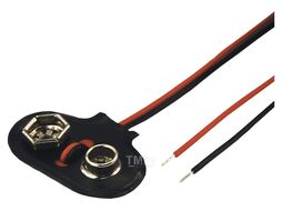 Клемма на «Крону» 9 V (угловая) 100шт REXANT 14-0323