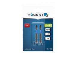 Биты ударные PH0, 50 мм, сталь S2, 2 шт. HOEGERT HT1S150