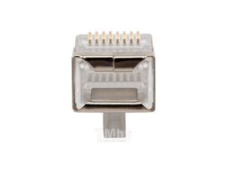 Разъем сетевой LAN на кабель, штекер 8Р8С (Rj-45), под обжим, в экране, (2шт.) REXANT 06-0082-A10