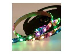 LED лента 1м с USB коннектором 5 В и с контроллером, 10 мм, IP65, SMD 5050, 60 LED/m, цвет свечения RGB Lamper 141-387