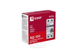 Устройство защитного отключения УЗО ВД-100 2P 32А/ 30мА EKF PROxima elcb-2-32-30-em-pro