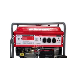 Генератор бензиновый LK 7500E, 6,5 кВт, 230 В, бак 25 л, электростартер Kronwerk 94694