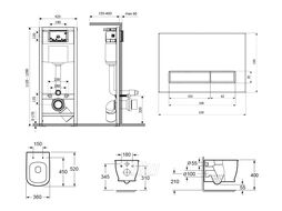 Комплект 7 в 1 Lavinia Boho Relfix Bell Pro Rimless 87050124