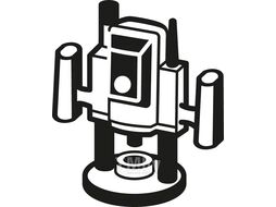 Фреза пазовая V-образная EXPERT S8 D31,8 L19 90 BOSCH (по гипсокартону)