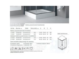 Душевой уголок New Trendy Feria 80x80x200 с поддоном (ZF-0025)