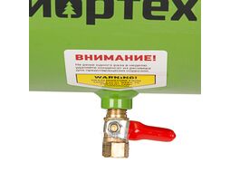 Компрессор воздушный КК-1500/24, 1,5 кВт, 198 л/мин, 24 л, прямой привод, масляный Сибртех 58037