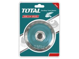 Щетка проволочная чашечная 125 мм TOTAL TAC32051