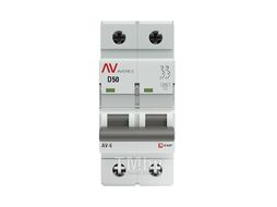 Выключатель автоматический AV-6 2P 50A (D) 6kA EKF AVERES