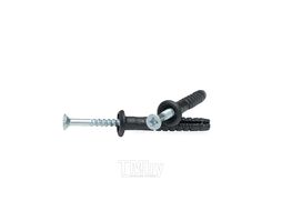 Дюбель быстрого монтажа с гвоздевым шурупом, грибов. 6х40, п/п, МОНТАЖ (упак/800шт)
