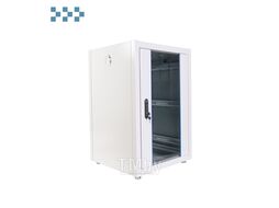Шкаф телекоммуникационный напольный ЭКОНОМ 18U (600 x 800) дверь стекло, дверь металл