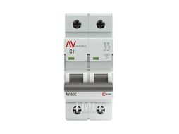 Выключатель автоматический AV-6 DC 2P 1A (C) 6kA EKF AVERES