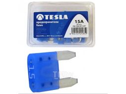 Предохранители плоские MINI 15A FN serie 32V DC (50 шт./упак.) TESLA FN00.015.050