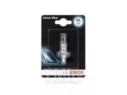 Лампа галогенная блистер 1шт H1 12V 55W P14.5s Xenon Blue (бело-голубой световой поток) BOSCH 1987301011