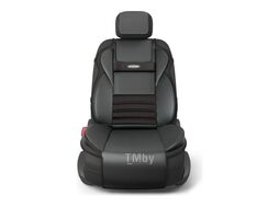 Накидка на сиденье Multi Comfort, анатомическая, 6 упоров, 3 предмета, материал экокожа, чёрный AUTOPROFI MLT-320G BK