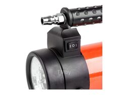 Компрессор воздушный 35 л./мин. 12V/14A, 180W, 10 Атм. съёмный шланг 5 м. клапан для регулир. давления, питание от прикуривателя. LED фонарь, переходник с зажимами АКБ, сумка, АГРЕССОР AGR-35L