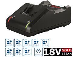 Комплект аккумулятор 18.0 В GBA18 V 2 шт. + зарядное устройство GAL 18-40 (Набор GBA 18 V 4,0Ah 2 шт. + GAL 18-40) (BOSCH)