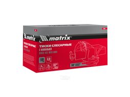 Тиски слесарные, 100 мм, поворотные, с наковальней Matrix 18600