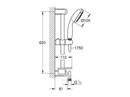 Душевой гарнитур Grohe Tempesta 100 (27600001)